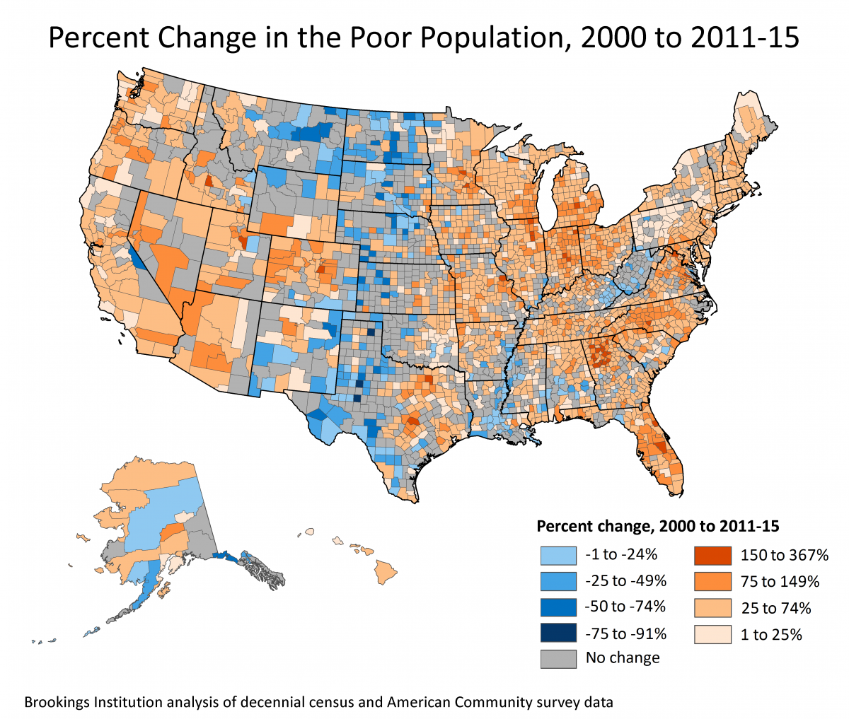 What the suburbanization of poverty means for U.S. counties | National ...