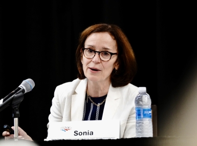 SAMHSA is prioritizing peer-centered recovery, among other ways to combat youth substance use disorder, Sonia Chessen, SAMHSA’s deputy assistant secretary, said Friday, July 12 at the NACo Health Steering Committee meeting. Photo by Leon Lawrence III
