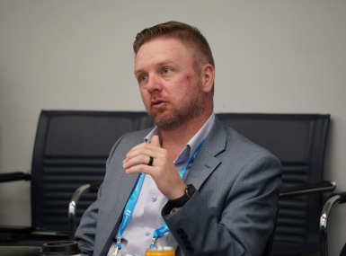 Laramie County, Wyo. Commissioner Gunnar Malm discusses what it takes to be a county commissioner. Photo by Charlie Ban