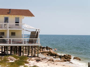 Beach erosion