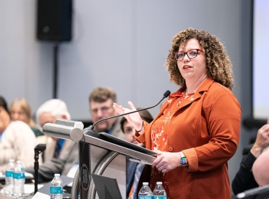 Rep. Celeste Maloy (R-Utah) addresses NACo's Public Lands Steering Committee March 1. Photo by Denny Henry