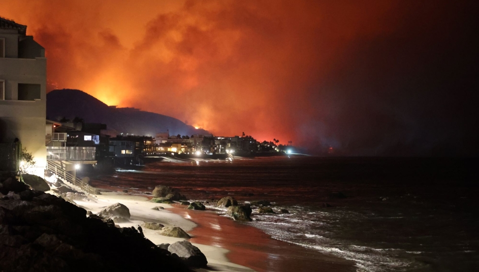 Wildfires burn in Los Angeles County, destroying homes and buildings in the Pacific Palisades, Malibu and Altadena neighborhoods. Photo courtesy of California Fire Foundation